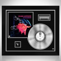 RARE-T Limited Edition Frames Black Sabbath Paranoid Platinum LP Limited Signature Edition Studio Licensed Custom Frame