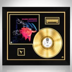 RARE-T Limited Edition Frames Black Sabbath Paranoid Gold LP Limited Signature Edition Studio Licensed Custom Frame