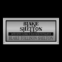 RARE-T Limited Edition Frames Blake Shelton Performing Live Limited Signature Edition Studio Licensed Photo Custom Frame