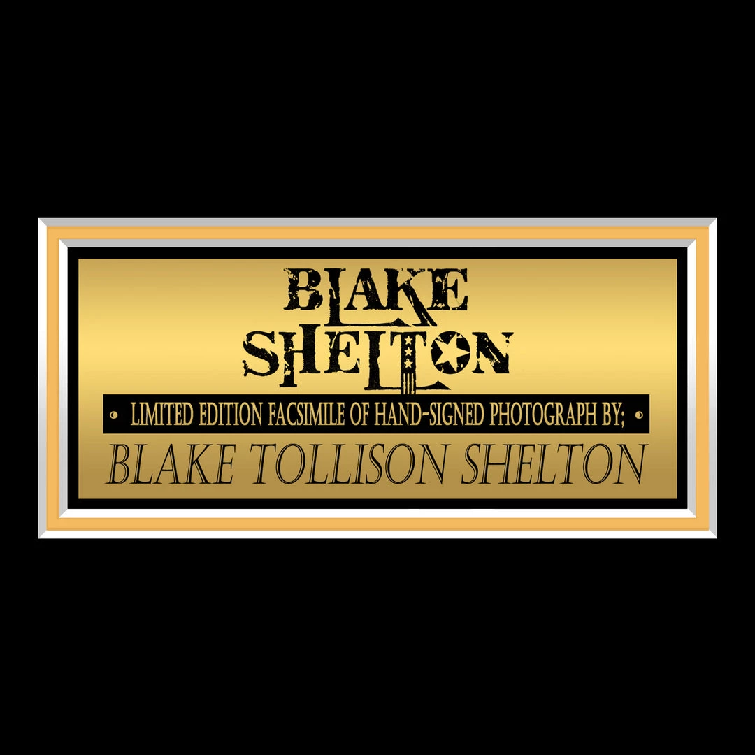 RARE-T Blake Shelton Limited Signature Edition Studio Licensed Photo Custom Frame Limited Edition Frames 4 RARE-T Blake Shelton Limited Signature Edition Studio Licensed Photo Custom Frame Limited Edition Frames