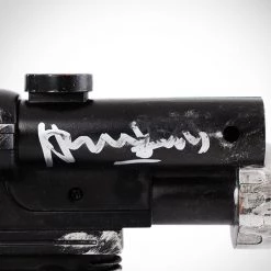 PPC Star Wars Han Solo - Beckett Witnessed Certified Hand-Signed Dl-44 Blaster By Harrison Ford Custom Museum Display