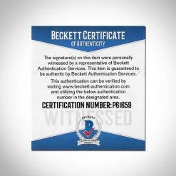 PPC Star Wars Han Solo - Beckett Witnessed Certified Hand-Signed Dl-44 Blaster By Harrison Ford Custom Museum Display