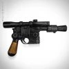 Wicked Star Wars - Han Solo Dl-44 Heavy Blaster Handmade Pistol Prop Swords & Props