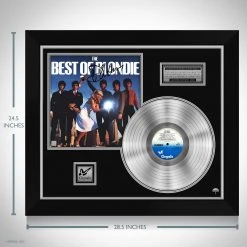 Rare-T Blondie Best Of Blondie Limited Signature Edition Studio Licensed Platinum LP Custom Frame 12 Rare-T Blondie Best Of Blondie Limited Signature Edition Studio Licensed Platinum LP Custom Frame
