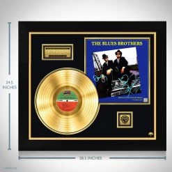 RARE-T Limited Edition Frames The Blues Brothers Movie Soundtrack Gold LP Limited Signature Edition Custom Frame