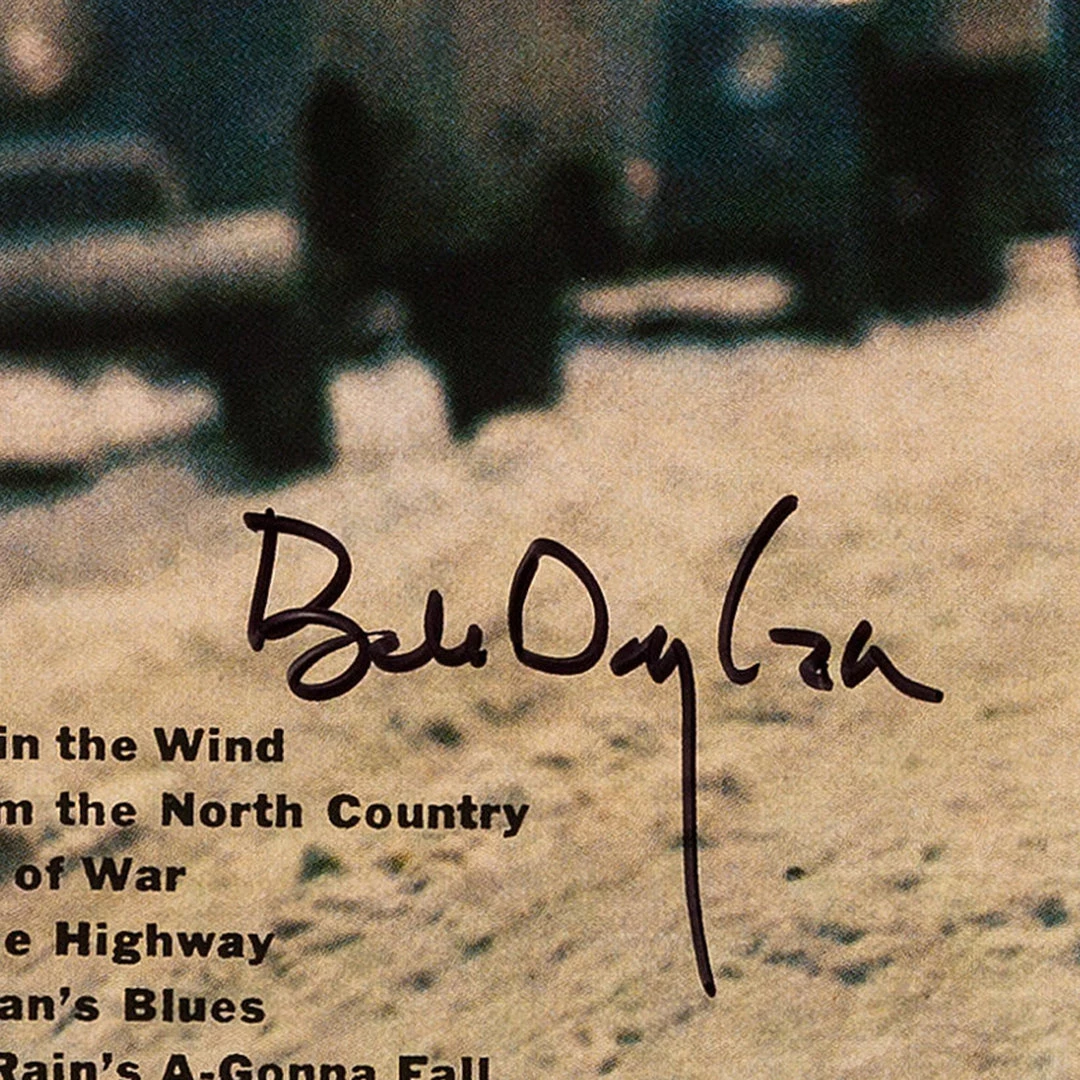 RARE-T Bob Dylan The Freewheelin Limited Signature Edition Studio Licensed Platinum LP Custom Frame 4 RARE-T Bob Dylan The Freewheelin Limited Signature Edition Studio Licensed Platinum LP Custom Frame