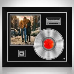 RARE-T Bob Dylan The Freewheelin Limited Signature Edition Studio Licensed Platinum LP Custom Frame