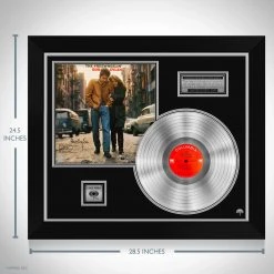 RARE-T Bob Dylan The Freewheelin Limited Signature Edition Studio Licensed Platinum LP Custom Frame 12 RARE-T Bob Dylan The Freewheelin Limited Signature Edition Studio Licensed Platinum LP Custom Frame