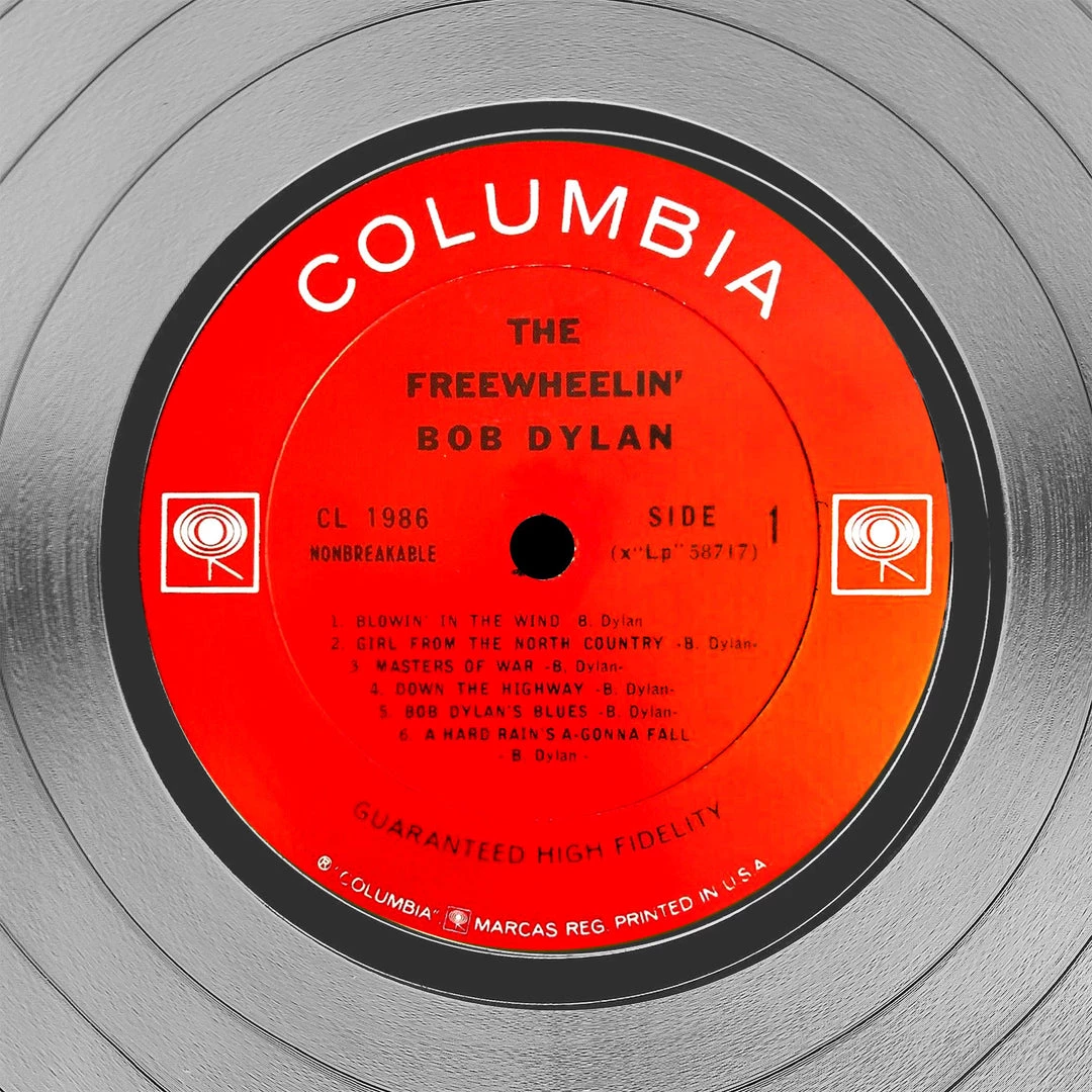 RARE-T Bob Dylan The Freewheelin Limited Signature Edition Studio Licensed Platinum LP Custom Frame 5 RARE-T Bob Dylan The Freewheelin Limited Signature Edition Studio Licensed Platinum LP Custom Frame