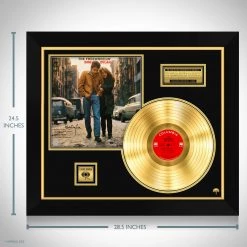 RARE-T Limited Edition Frames Bob Dylan The Freewheelin Gold LP Limited Signature Edition Studio Licensed Custom Frame