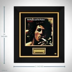RARE-T Bob Marley And The Wailers Catch A Fire LP Cover Limited Signature Edition Licensed Custom Frame
