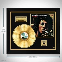 RARE-T Bob Marley And The Wailers Catch A Fire Limited Signature Edition Licensed Gold LP Custom Frame Limited Edition Frames 17 RARE-T Bob Marley And The Wailers Catch A Fire Limited Signature Edition Licensed Gold LP Custom Frame Limited Edition Frames