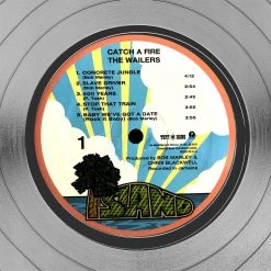 RARE-T Limited Edition Frames Bob Marley And The Wailers Catch A Fire Platinum LP Limited Signature Edition Licensed Custom Frame 13 RARE-T Limited Edition Frames Bob Marley And The Wailers Catch A Fire Platinum LP Limited Signature Edition Licensed Custom Frame