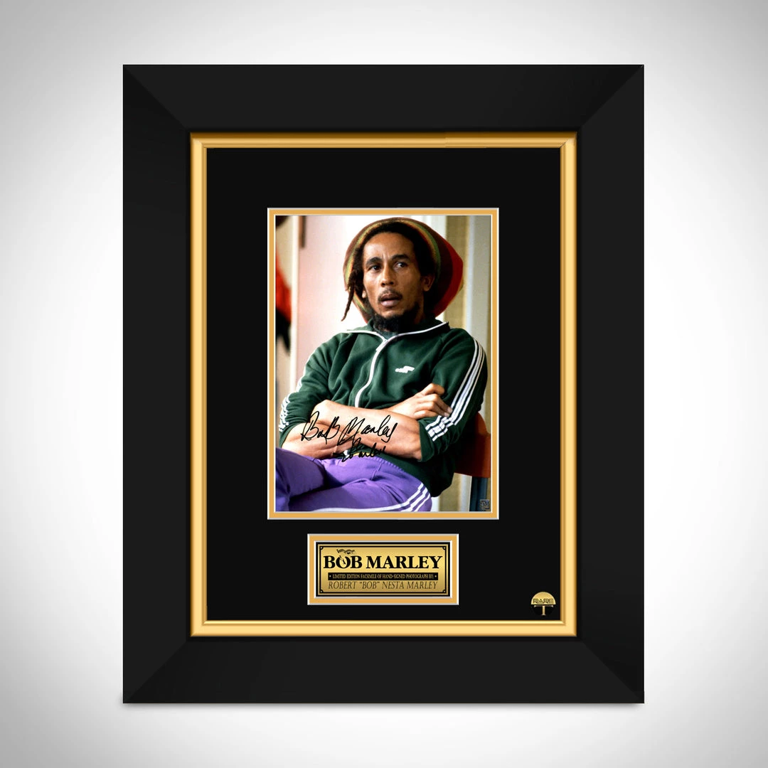 RARE-T Limited Edition Frames Bob Marley Photo Limited Signature Edition Studio Licensed Custom Frame 1 RARE-T Limited Edition Frames Bob Marley Photo Limited Signature Edition Studio Licensed Custom Frame