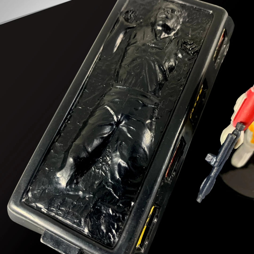 RARE-T Mandalorian / 1979 Star Wars - Complete Boba Fett & Han Solo In Carbonite' Museum Display Collectible Statues 3 RARE-T Mandalorian / 1979 Star Wars - Complete Boba Fett & Han Solo In Carbonite' Museum Display Collectible Statues