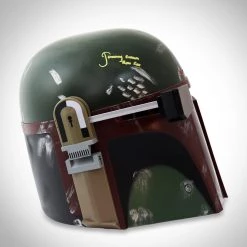 PPC Star Wars Boba Fett - Beckett Witnessed Certified Hand-Signed Helmet By Jeremy Bulloch Custom Museum Display Signed Memorabilia