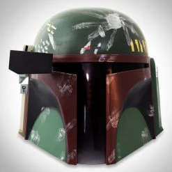 PPC Star Wars Boba Fett - Beckett Witnessed Certified Hand-Signed Helmet By Jeremy Bulloch Custom Museum Display Signed Memorabilia