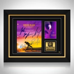 RARE-T Limited Edition Frames Queen Bohemian Rhapsody Script Limited Signature Edition Studio Licensed Custom Frame