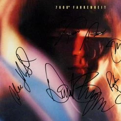 RARE-T Bon Jovi 7800?ø Fahrenheit Gold LP Limited Signature Edition Studio Licensed Custom Frame