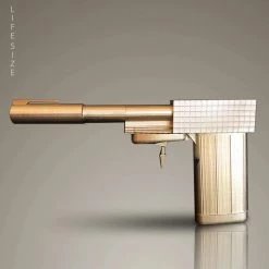 Rare-T Swords & Props James Bond Man With The Golden Gun - Limited Signature Edition James Bond & Golden Gun Movie Prop Custom Frame