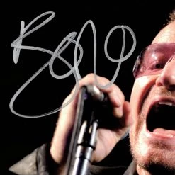 RARE-T U2 Bono Photo Limited Signature Edition Studio Licensed Custom Frame