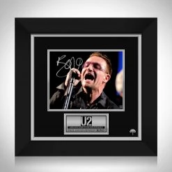 RARE-T U2 Bono Photo Limited Signature Edition Studio Licensed Custom Frame