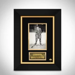 RARE-T Montreal Canadiens- Bernard 'Boom Boom' Geoffrion Original Promotional Image Custom Frame