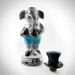 RARE-T Boxing Elephant Vintage Whiskey Decanter