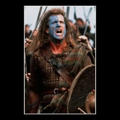RARE-T Braveheart Movie Script Limited Signature Edition Studio Licensed Custom Frame