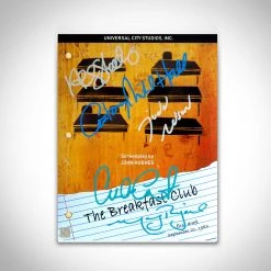 RARE-T Limited Edition Frames The Breakfast Club Script Limited Signature Edition Studio Licensed Custom Frame