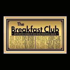 RARE-T The Breakfast Club Limited Signature Edition Studio Licensed Photo Custom Frame Limited Edition Frames