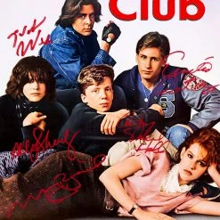 G.R.O. Limited Edition Frames The Breakfast Club Script Limited Signature Edition Studio Licensed Custom Frame