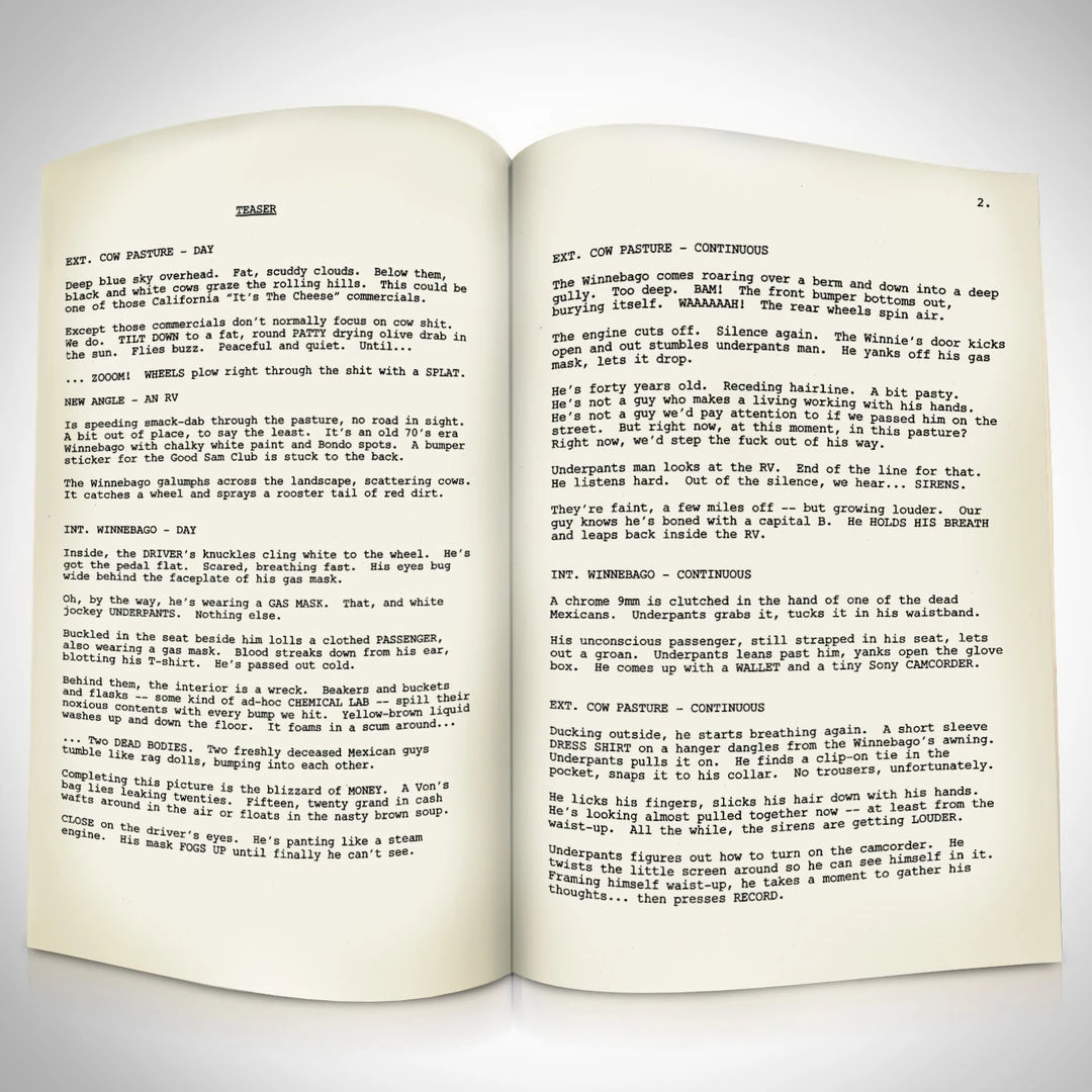 APW Breaking Bad - Hand-Signed Script By Bryan Cranston & Aaron Paul Custom Frame Signed Memorabilia 5 APW Breaking Bad - Hand-Signed Script By Bryan Cranston & Aaron Paul Custom Frame Signed Memorabilia