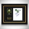 PPC Breaking Bad - Beckett Certified Hand-Signed Pilot Script By Bryan Cranston Custom Frame