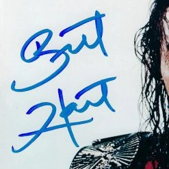 PPC Signed Memorabilia WWF/WWE - Beckett Certified Hand-Signed Photograph By Bret 'The Hitman' Hart Custom Frame