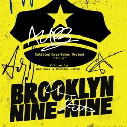 RARE-T Brooklyn Nine-Nine Script Limited Signature Edition Studio Licensed Custom Frame Limited Edition Frames