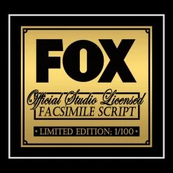 RARE-T Brooklyn Nine-Nine Script Limited Signature Edition Studio Licensed Custom Frame Limited Edition Frames