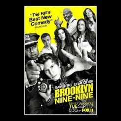 RARE-T Brooklyn Nine-Nine Script Limited Signature Edition Studio Licensed Custom Frame Limited Edition Frames