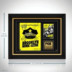RARE-T Brooklyn Nine-Nine Script Limited Signature Edition Studio Licensed Custom Frame Limited Edition Frames
