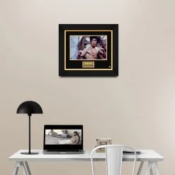 RARE-T Bruce Lee Enter The Dragon Photo Limited Signature Edition Licensed Custom Frame Sports Memorabilia