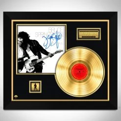 Rare-T Bruce Springsteen Born To Run Gold LP Limited Signature Edition Studio Licensed Custom Frame