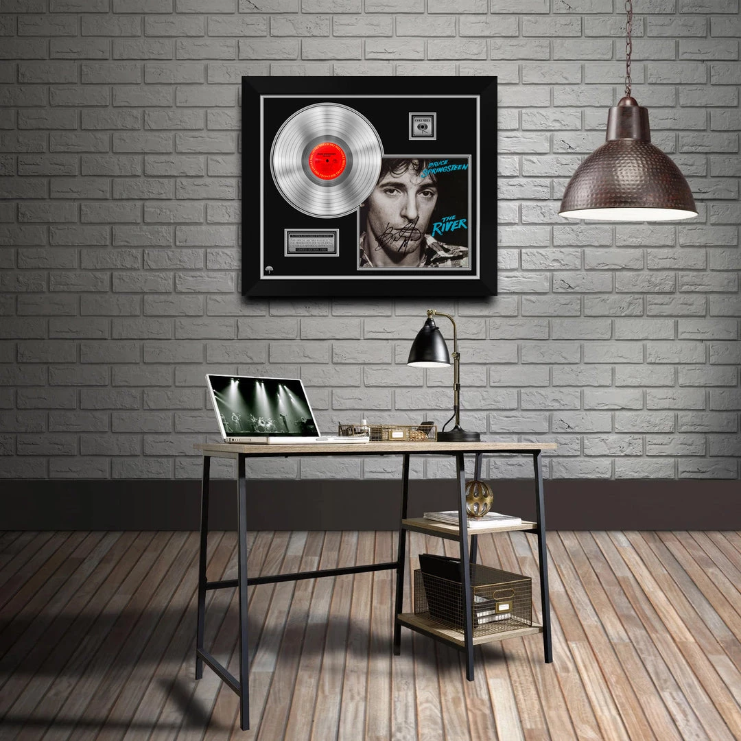 Rare-T Bruce Springsteen The River Platinum LP Limited Signature Edition Studio Licensed Custom Frame Limited Edition Frames 2 Rare-T Bruce Springsteen The River Platinum LP Limited Signature Edition Studio Licensed Custom Frame Limited Edition Frames