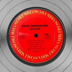 Rare-T Bruce Springsteen The River Platinum LP Limited Signature Edition Studio Licensed Custom Frame Limited Edition Frames 15 Rare-T Bruce Springsteen The River Platinum LP Limited Signature Edition Studio Licensed Custom Frame Limited Edition Frames