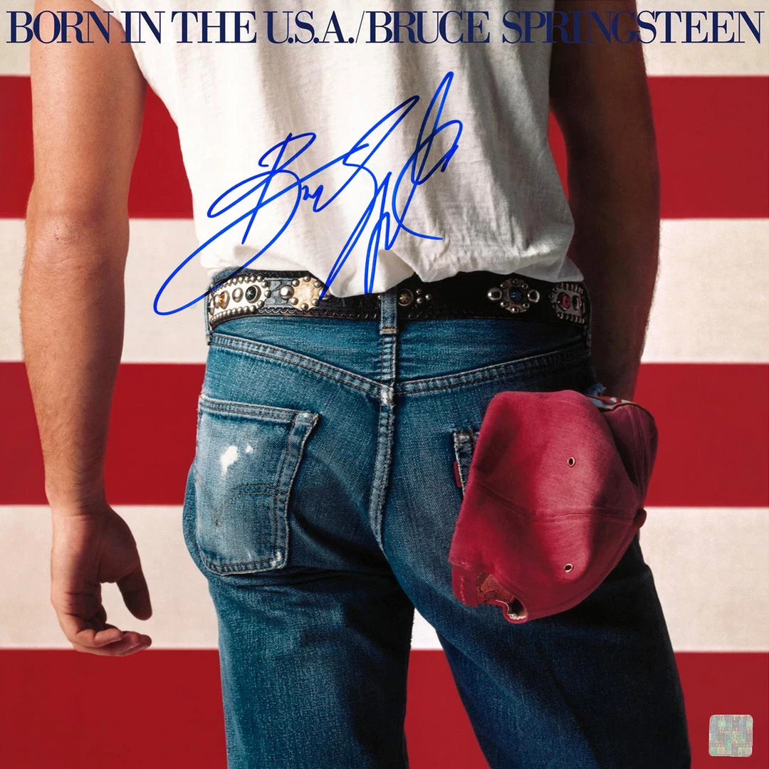 RARE-T Limited Edition Frames Bruce Springsteen Born In The USA Gold LP Limited Signature Edition Studio Licensed Custom Frame 3 RARE-T Limited Edition Frames Bruce Springsteen Born In The USA Gold LP Limited Signature Edition Studio Licensed Custom Frame