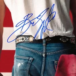 RARE-T Limited Edition Frames Bruce Springsteen Born In The USA Gold LP Limited Signature Edition Studio Licensed Custom Frame