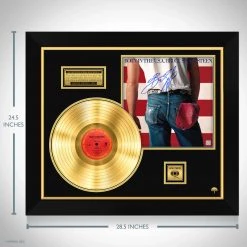 RARE-T Limited Edition Frames Bruce Springsteen Born In The USA Gold LP Limited Signature Edition Studio Licensed Custom Frame 17 RARE-T Limited Edition Frames Bruce Springsteen Born In The USA Gold LP Limited Signature Edition Studio Licensed Custom Frame