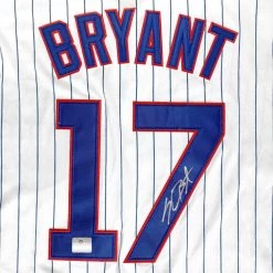 APW Signed Memorabilia Kris Bryant 'Chicago Cubs' Hand-Signed World Series Jersey By Kris Bryant Custom Frame