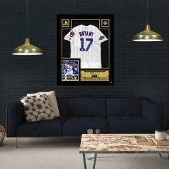 APW Signed Memorabilia Kris Bryant 'Chicago Cubs' Hand-Signed World Series Jersey By Kris Bryant Custom Frame 25 APW Signed Memorabilia Kris Bryant 'Chicago Cubs' Hand-Signed World Series Jersey By Kris Bryant Custom Frame