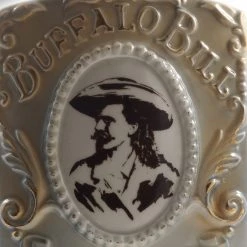RARE-T Barware & Signs Buffalo Bill Vintage 1971 Whiskey Decanter