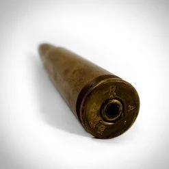 Jonathan Ancient Artifacts RA 42 Remington Arms .50 Caliber Vintage WW2 Inert Bullet Custom Museum Display